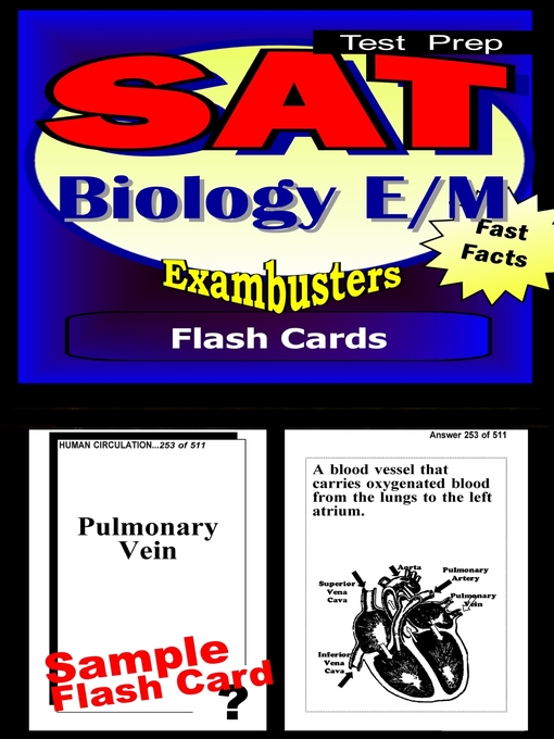 Title details for SAT Biology Test E/M —SAT 2 Science Flashcards—SAT 2 Prep Exam Workbook by SAT II Exambusters - Available